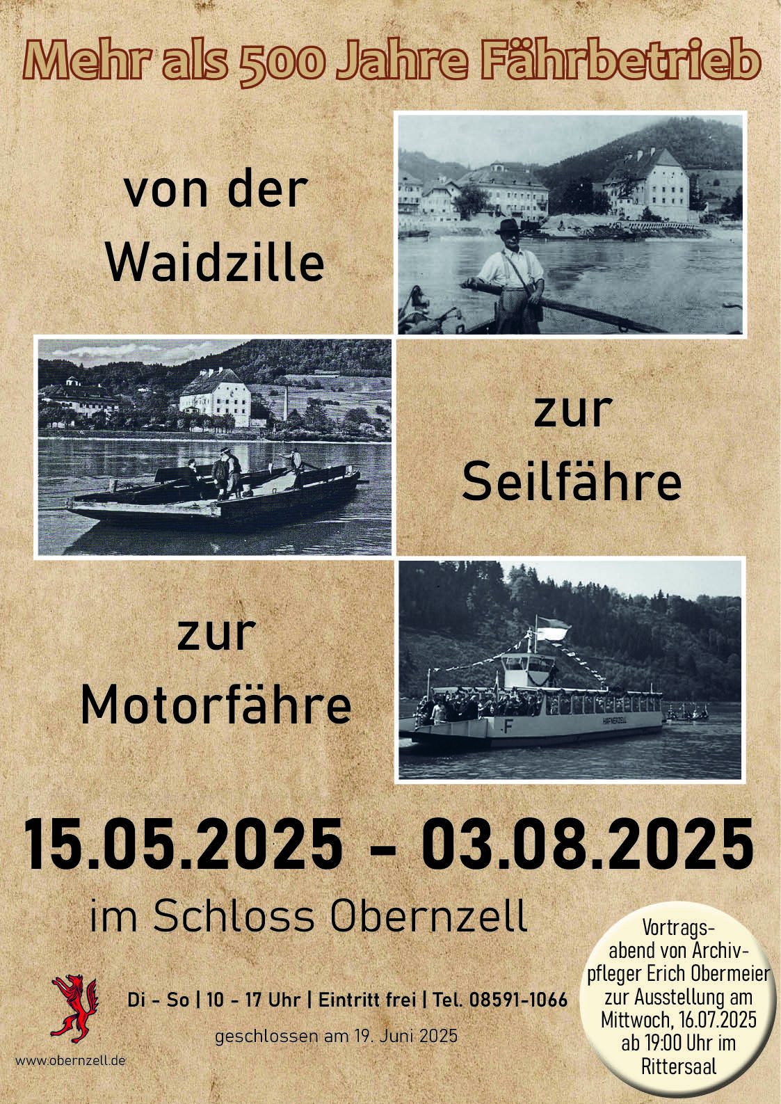 Ausstellung 500 Jahre Fährbetrieb